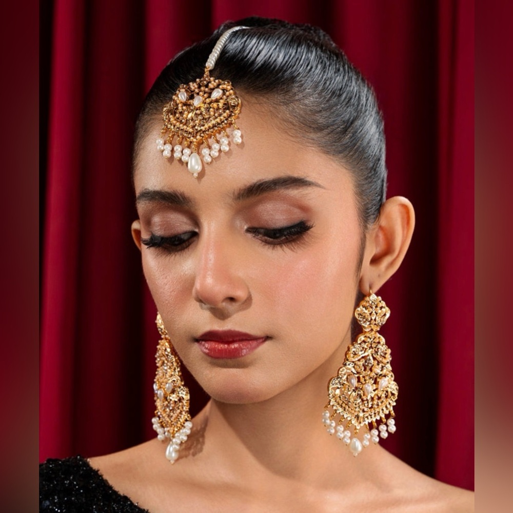 Hyderabadi style bridal jewelry set